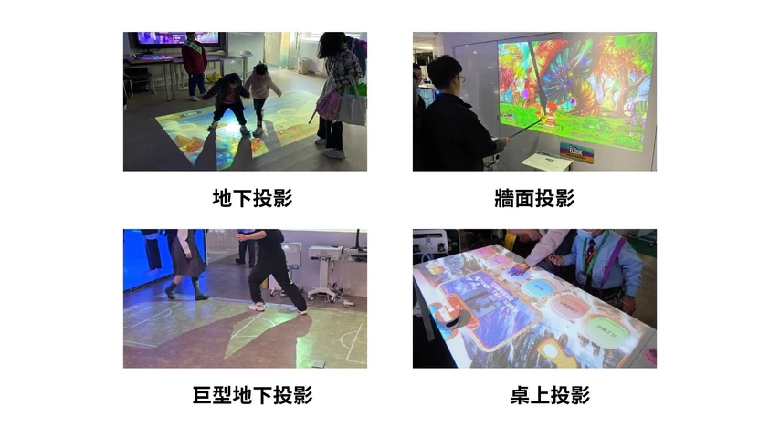 MagicFLOOR AI can be projected underground, on a giant underground floor, on a wall or on a table, allowing you to easily switch between different gameplay modes, allowing the same device to support multiple learning and training purposes. The movable device is easy to move and can accommodate multiple people. It is suitable for group and group activities.